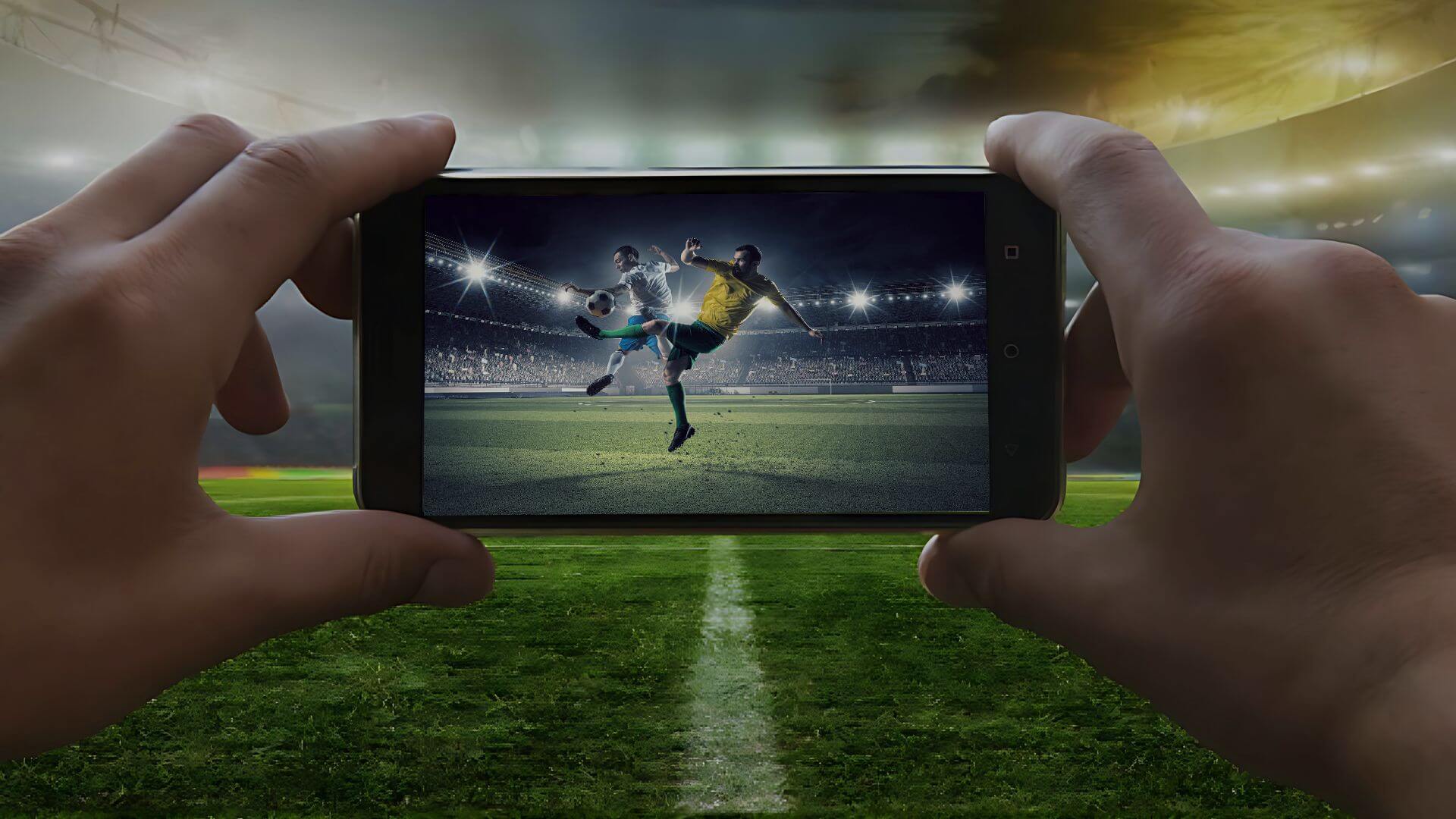 futebol no celular
